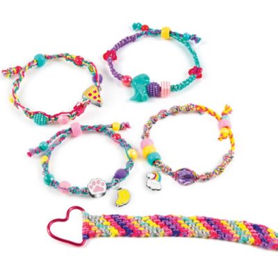 Image showing  Good Vibes Bracelet Kit, Create 5 Unique Cord Charm Bracelets, 54 pc.