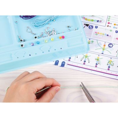 Image showing  Rainbow Bling Bracelets Kit - Create 5 Unique Cord Charm Bracelets, 82 Pieces, 1206