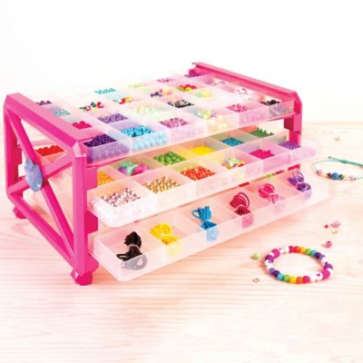 Image showing  Make It Real Ultimate Bead Studio, Includes Beads Cord and Jump Rings, 2,733 pc.