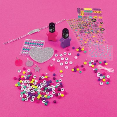 Image showing  That Girl Lay Lay Express Yo 'self - DIY Nail Art & Bracelets Kit - Create 6 Bracelets, Make It Real, 4514
