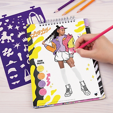 Make It Real Fashion Design Sketchbook: Blooming Vibes - Includes 121  Stickers & Stencils, 3209 at Tractor Supply Co.