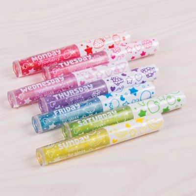 Image showing 6 th 3C4G Three Cheers For Girls 7 Days Glitter Lip Gloss - 7 pc. Wand Fruit Flavored Set, Make It Real