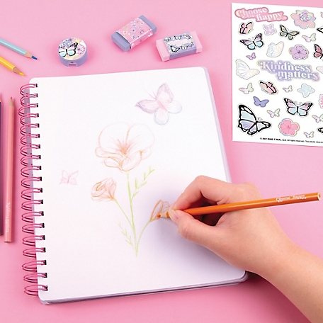 3C4G Three Cheers For Girls three cheers for girls - butterfly all-in-1 sketchbook  set - girls