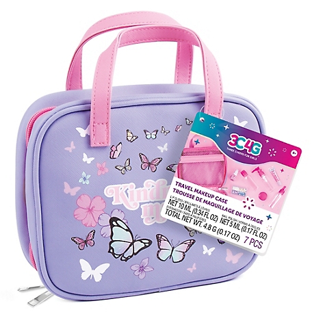 3C4G Three Cheers For Girls Butterfly Away Travel & Cosmetic Set - All-in-One, Make It Real, Tweens & Girls, 10044