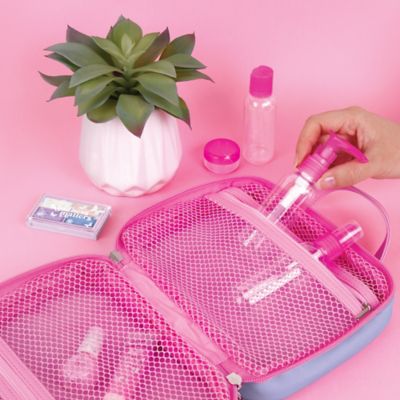 Image showing  Butterfly Away Travel & Cosmetic Set - All-in-One, Make It Real, Tweens & Girls, 10044
