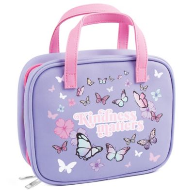 Image showing  Butterfly Away Travel & Cosmetic Set - All-in-One, Make It Real, Tweens & Girls, 10044