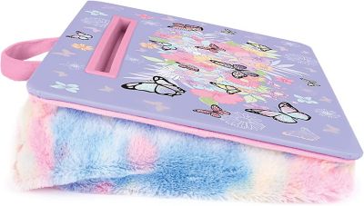 Image showing  Butterfly Lap Desk - Purple Pastels & Butterflies, Make It Real, Tweens & Girls, 18023