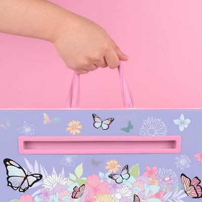 Image showing  Butterfly Lap Desk - Purple Pastels & Butterflies, Make It Real, Tweens & Girls, 18023