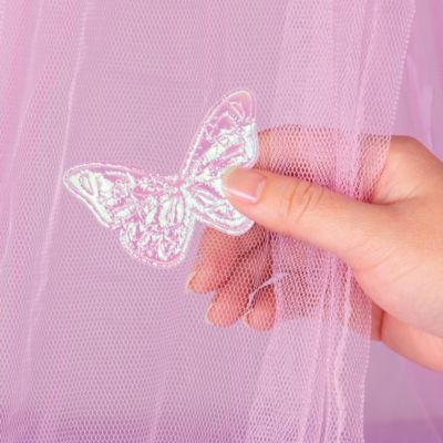 Image showing 6 th 3C4G Three Cheers For Girls Butterfly Ombre Bed Canopy - Pink & Purple Shimmering Butterflies, Make It Real, 18022