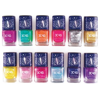 3C4G Three Cheers For Girls Celestial Nail Polish Tower - 12 Bottle Set - Make It Real, Teens Tweens & Girls, 4Ml Bottles