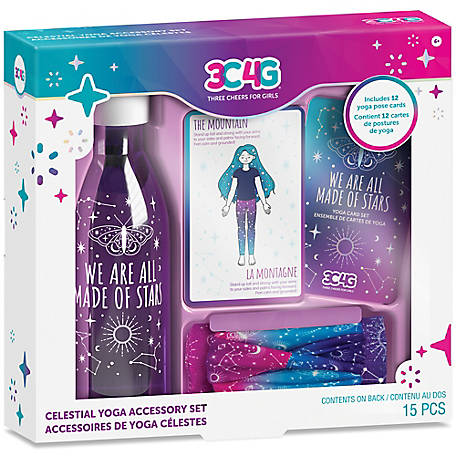 3C4G Three Cheers For Girls Celestial Yoga Accessory Set - Make It Real, Teens Tweens & Girls, Includes Yoga Headband, 14023