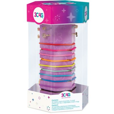 Image showing  Charmed Vibes Jewelry and Hair Set, 20 pc. Set, Colorful and Gold, Make It Real, Tweens and Girls