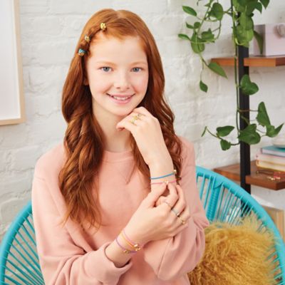 Image showing  Charmed Vibes Jewelry and Hair Set, 20 pc. Set, Colorful and Gold, Make It Real, Tweens and Girls