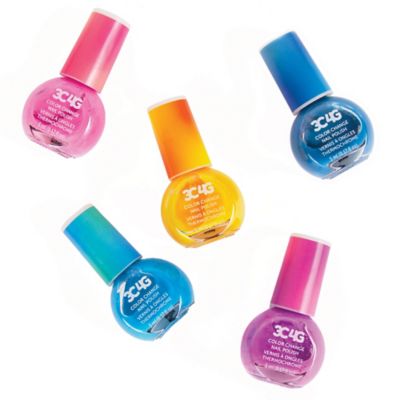 Image showing  Color Changing Nail Polish Set, Temperature Changing Shades, Make It Real, 5 Bottles