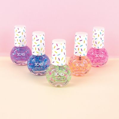 Image showing  Confetti Nail Polish Set, 5 Bottles, Tweens and Girls, Non-Toxic and Long-Lasting Polish
