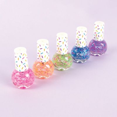 Image showing  Confetti Nail Polish Set, 5 Bottles, Tweens and Girls, Non-Toxic and Long-Lasting Polish