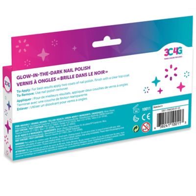 Image showing  Glow in the Dark Nail Polish Set, 5 Bottles, Make It Real