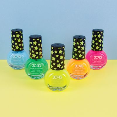 Image showing  Glow in the Dark Nail Polish Set, 5 Bottles, Make It Real