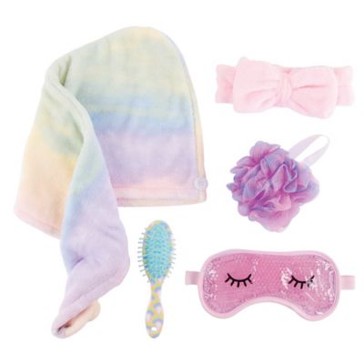 Image showing  Rainbow Shower Set - 5 pc. Set, Make It Real, Teens Tweens & Girls, Self-Care Set, 10001