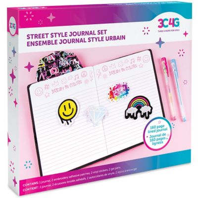Image showing  Street Style Journal Set - 7 pc. Set, Teens Tweens & Girls, 160 Page Lined Journal, 12038