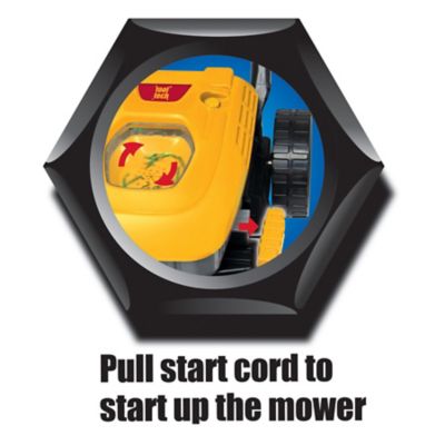 Image showing  Electronic Children's Pretend Play Lawn Mower, Outdoor Toys, Yard Work, Battery Powered, Ages 3+