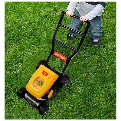 Image showing 5 th Red Box Electronic Children's Pretend Play Lawn Mower, Outdoor Toys, Yard Work, Battery Powered, Ages 3+