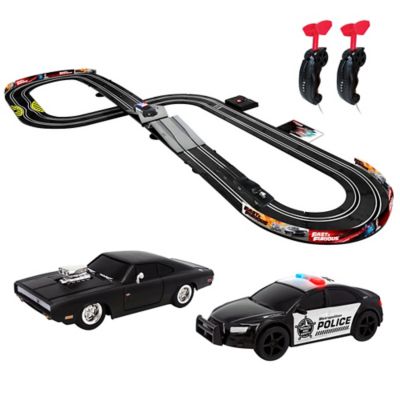 Fast & Furious Ultimate Speed Raceway 1:43 Remote Control Scale Slot Car Set, Officially Licensed