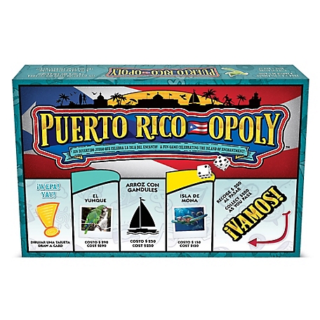 Late For the Sky Puerto Rico-Opoly- Classic Board Game with a Puerto-Rico Twist, 2-6 Players, PUERTORI