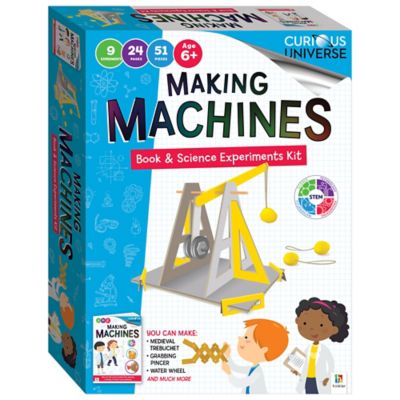 Curious Universe Making Machines - Book & Science Experiments Kit, Stem Educational Kits