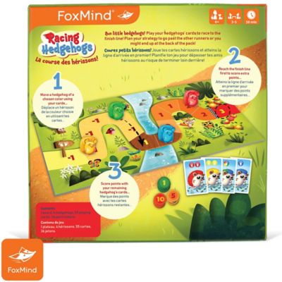 Image showing  Racing Hedgehogs Family Logical Thinking and Math Board Game, Granna, 3-5 Players, 30 Minutes, Ages 6+
