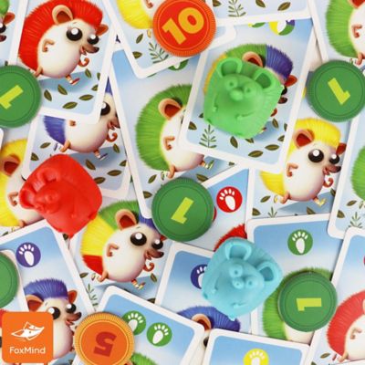 Image showing  Racing Hedgehogs Family Logical Thinking and Math Board Game, Granna, 3-5 Players, 30 Minutes, Ages 6+