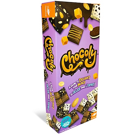 FoxMind Games Chocoly - Foxmind Games, Granna Yummy Series, 2-4 Players, 15 Mins, Kids Ages 8+, CHOCO-BIL