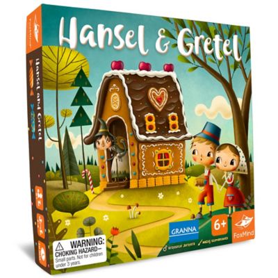 FoxMind Games Hansel & Gretel - Foxmind Games, Granna Fairytale Series, Kids Tile-Laying Boardgame, 2-4 Players, 20 Mins, Age 6+