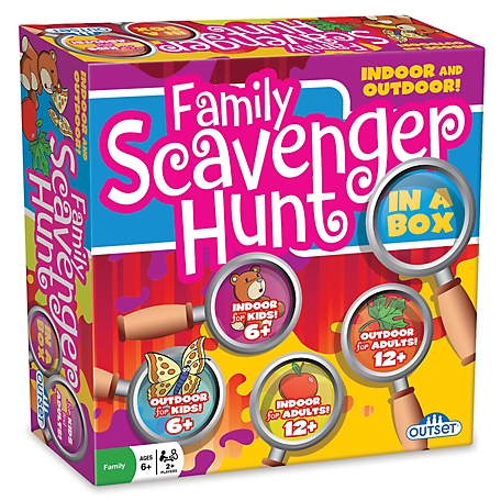 Outset Media Family Scavenger Hunt in a Box - Updated Version, Outset Media, 2+ Players, Kids & Adults Ages 6+, 11179