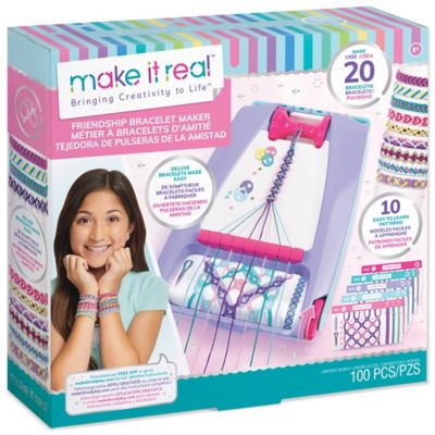 Make It Real Friendship Bracelet Maker, Create 20 Bracelets, Deluxe Friendship Bracelets Made Easy
