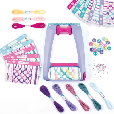 Image showing 2 th Make It Real Friendship Bracelet Maker, Create 20 Bracelets, Deluxe Friendship Bracelets Made Easy