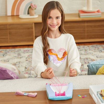 Image showing 4 th Make It Real Friendship Bracelet Maker, Create 20 Bracelets, Deluxe Friendship Bracelets Made Easy