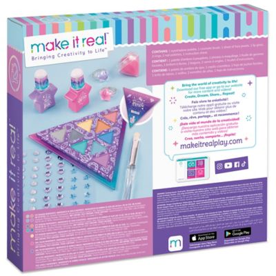 Image showing  Mystic Crystal Makeup Kit - 9 pc. Tween Cosmetic Set, Sparkle Head to Toe, Rings-Eyes-Lips-Nails