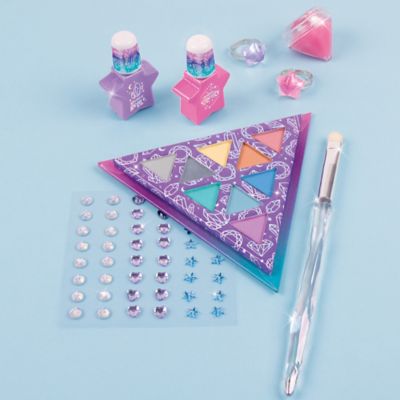 Image showing  Mystic Crystal Makeup Kit - 9 pc. Tween Cosmetic Set, Sparkle Head to Toe, Rings-Eyes-Lips-Nails