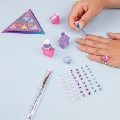Image showing  Mystic Crystal Makeup Kit - 9 pc. Tween Cosmetic Set, Sparkle Head to Toe, Rings-Eyes-Lips-Nails