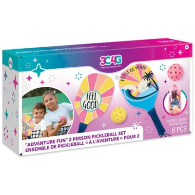 3C4G Three Cheers For Girls Adventure Fun: 2 Person Pickleball Set, Drawstring Dag Included, 21015