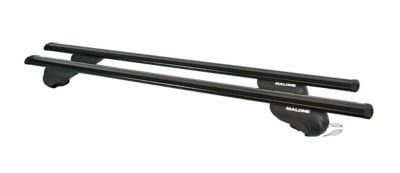 Malone Airflow2 65in. Aero Cross Rail System - Roof Rack - Raised Side Rails - Aluminum - Black