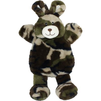 Multipet Berman Buddy Camouflage Bunny Dog Toy, 15 in.