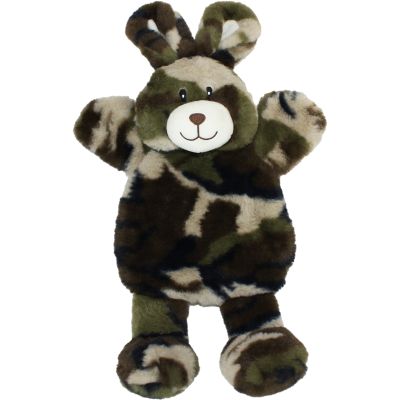 Multipet Berman Buddy Camouflage Bunny Dog Fetch Toy, 15 in.