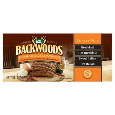 LEM Backwoods Fresh Sausage Seasoning Variety Pack