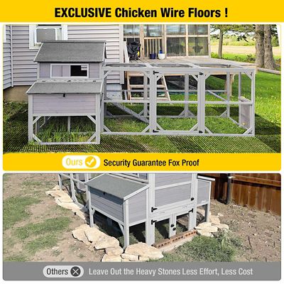 Image showing  Bottom Extension Wire Mesh for Chicken Coops, 10 pc., AIR83