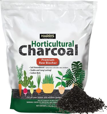 Harris Horticultural Charcoal, Premium Biochar Soil Amendment for Plants and Terrariums, 2 qt., CHAR-2