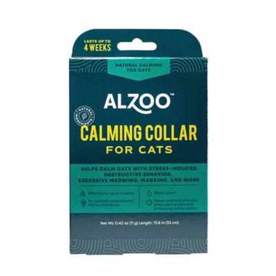 Alzoo Plant Based Cat Calming Collar, 13.8 in.