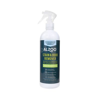 Alzoo Plant Based Stain and Odor Remover Apple Blossom Scent, 16 oz.