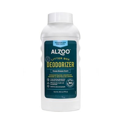 Alzoo Cat Litter Deodorizer, Ocean Breeze Scent, 26.6 oz.
